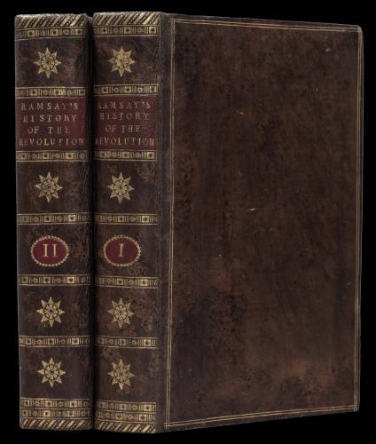 First edition of an important history of the American Revolution and the first book to receive copyright in the United States
