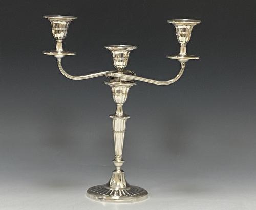 James Dixon Georgian silver candelabra candelabrum 