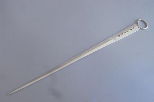 A very rare George III Skewer made by Robert Jones of Liverpool and assayed in Chester in 1798