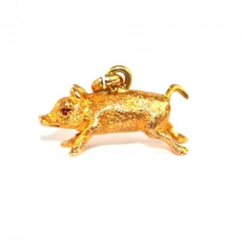 Victorian Pig 'Lucky' Charm c.1900