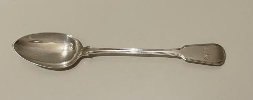 Thomas Barker Georgian silver basting gravy serving spoon 1822