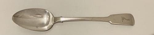 Hayne and Cater silver basting Spoon 1849