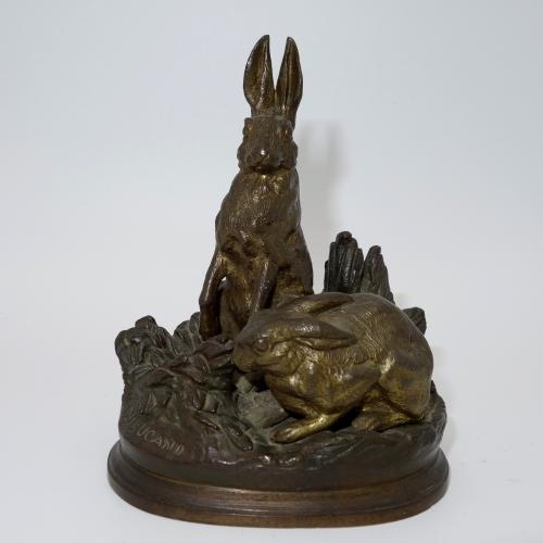Alfred Dubucand (1828-1894), Group of hares