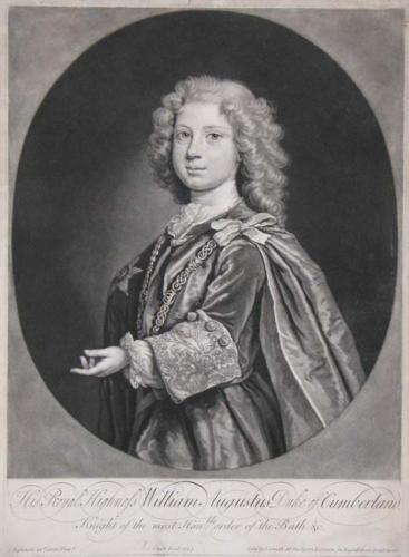 His Royal Highness William Augustus Duke of Cumberland