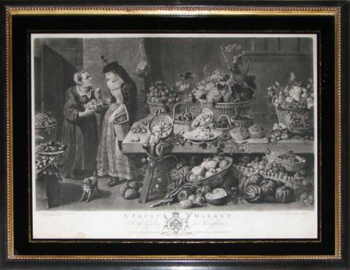 A Fruit Market In the Gallery at Houghton