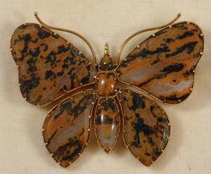 Victorian butterfly brooch