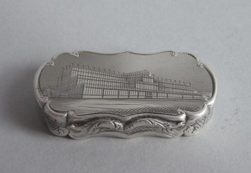 The Crystal Palace: A rare Vinaigrette made in Birmingham in 1850 by Daniel Pettifer