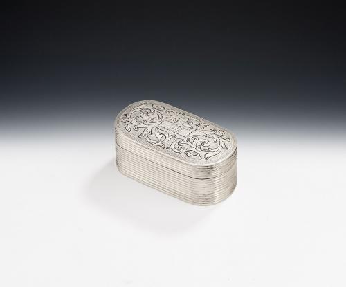 A very fine William IV Pocket Nutmeg Grater made in Birmingham in 1836 by Joseph Willmore