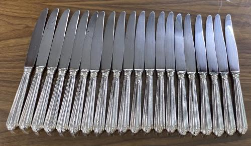 Georgian silver knives 1784/5