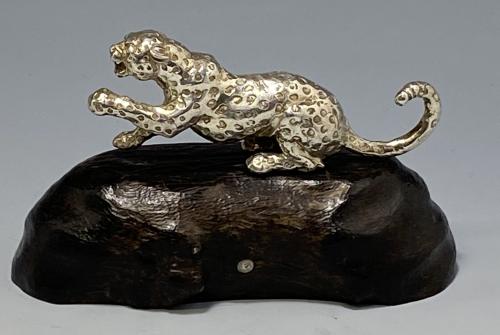Patrick Mavros silver leopard 
