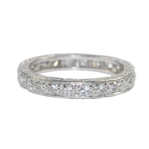 Art Deco Diamond Eternity Ring c.1930 size L