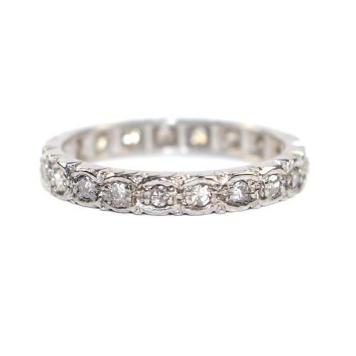 Diamond Eternity Ring c.1950 size M
