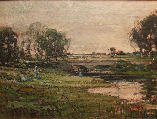 Kershaw Schofield oil painting landscape Yorkshire