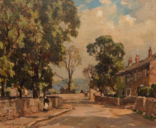 Owen Bowen oil painting Collingham Yorkshire