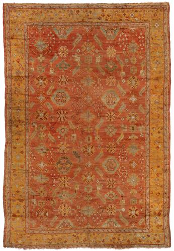 antique ushak carpet