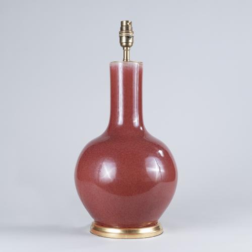 Late 19th Century Chinese "Sang de Boeuf ” Porcelain Vase