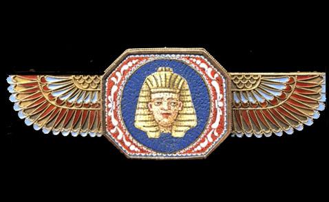 Egyptian revival brooch