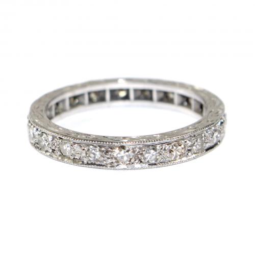 Diamond Eternity Ring c.1940 size K