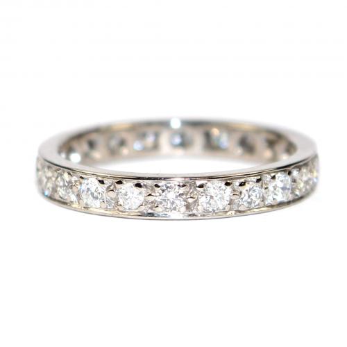 Diamond Eternity Ring c.1950 size P