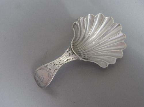 A rare George III Caddy Spoon made in London in 1782 by Hester Bateman