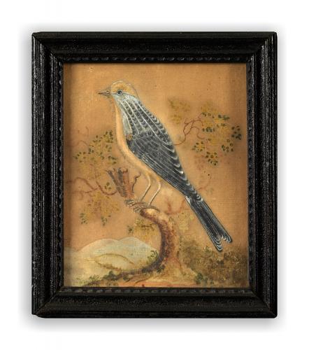 Antique Folk Art Songbird Embroideries