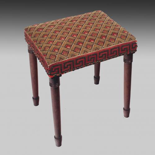 Antique Georgian mahogany stool