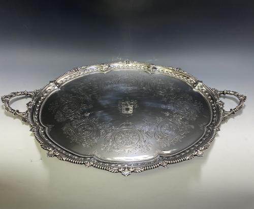 Goldsmiths and Silversmiths sterling silver tray 1903