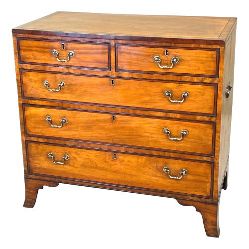 Anglo Indian 18th Century Camphor Wood Chest Of Drawers