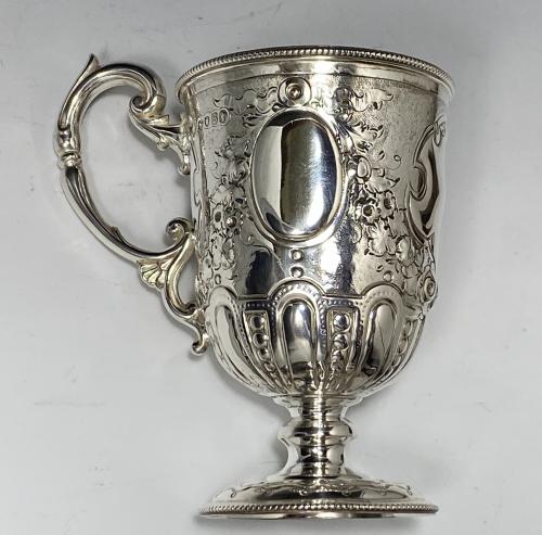 Martin Hall silver mug tankard 1873