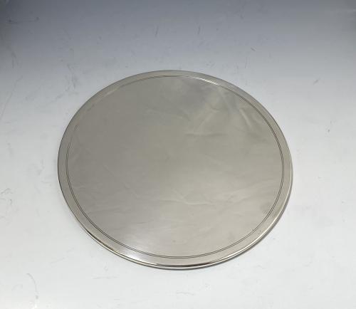 Sterling silver place mat trivet Tessiers 