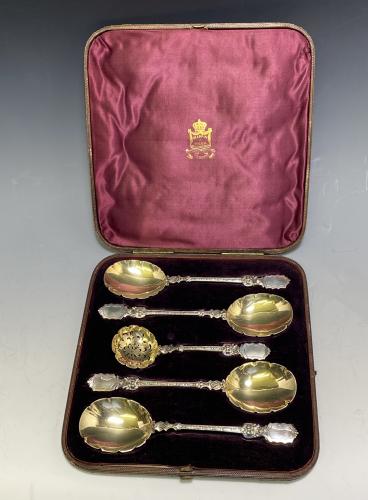Mappin and Webb silver Dessert Fruit set