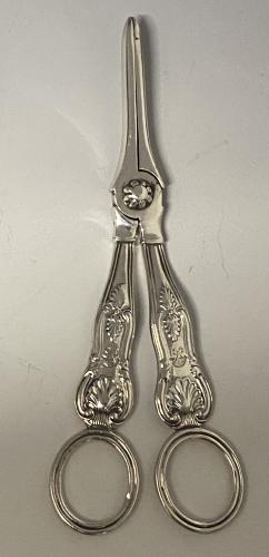 Kings pattern grape scissors shears William Chawner 1829