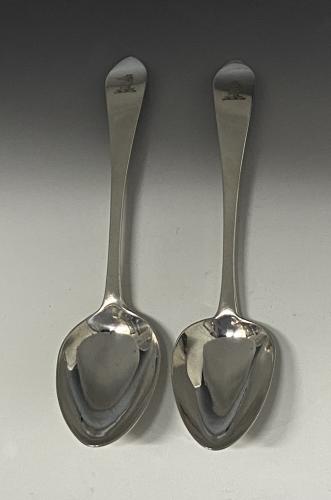 Cork silver spoons Joseph Gibson of Cork 