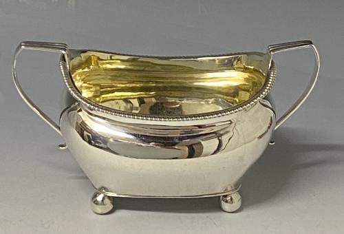 Georgian silver sugar bowl Thomas Johnson 1810