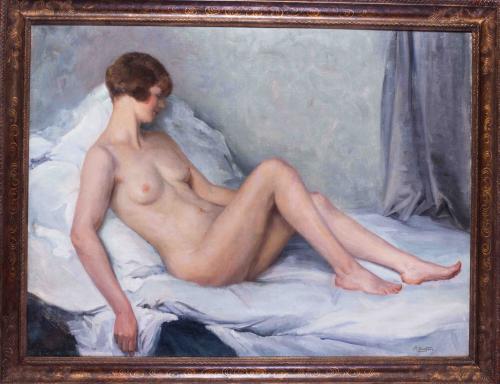 Paul Sieffert (French, 1874-1957), Reclining Nude
