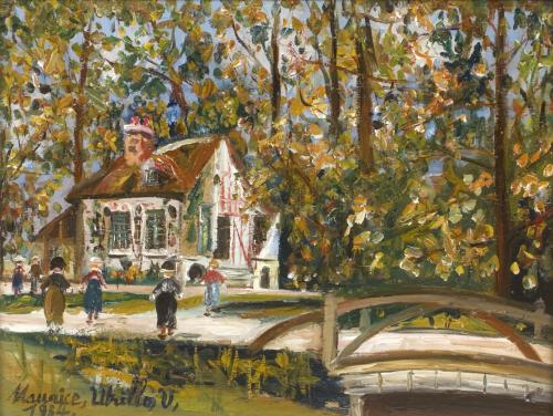 Versailles - Parc du Petit Trianon - Le Boudoir, Maurice Utrillo (1883-1955)