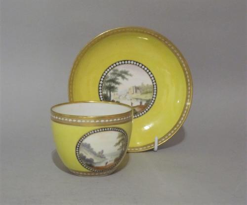 18th Century Derby Cup and Saucer, circa 1795