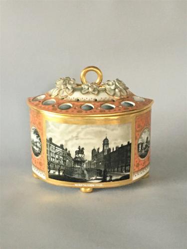 Chamberlains Worcester Bough or Bulb Pot, circa 1795-1800
