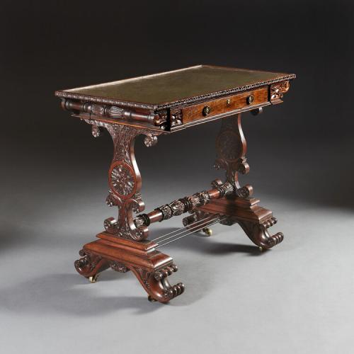 A Fine William IV Mahogany Writing Table