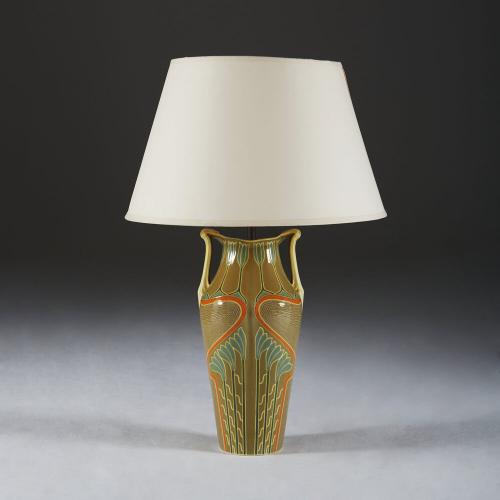 An Art Nouveau Vase as a Lamp