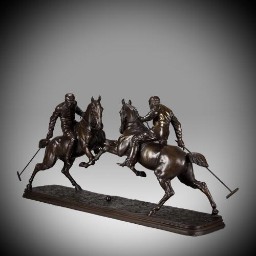 "Polo Players" by Isidore Bonheur - Circa 1880
