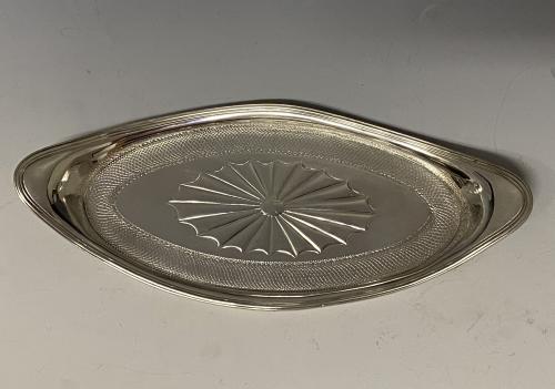 Georgian silver snuffer pen tray Michael Plummer 1795