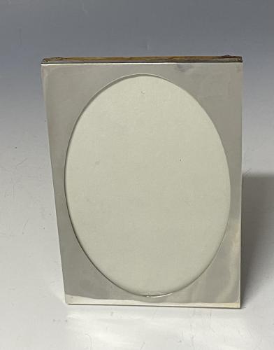 Sterling silver photograph frame 1921 E Mander and Son