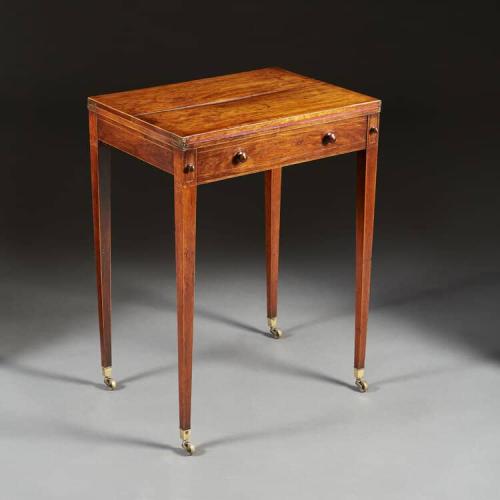 A 19th Century Rosewood Writing Table