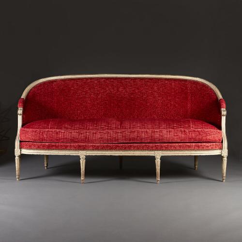 A Fine Late 18th Century Painted Sofa by Claude Leclerc