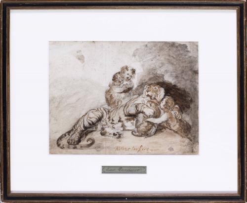 Attributed to Sir Edwin Henry Landseer (British, 1802-1873), Rather Too Free