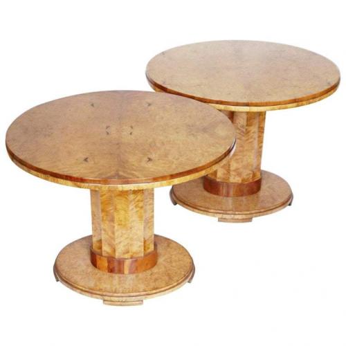 Harry and Lou Epstein Pair of Centre Tables