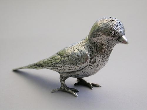 Victorian Silver Canary Pepper
