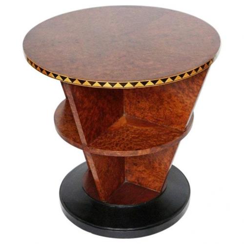 Art Deco Conical Library Table