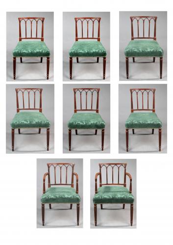 Composite picture of the 8 chairs